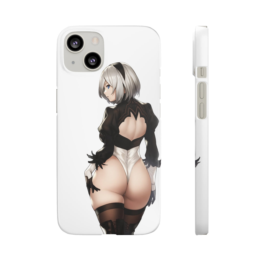 2B Anime Phone Case - Nier Automata Kawaii Aesthetic Snap Case