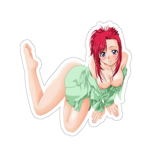 Sexy Nude Kazami Mizuho Onegai Teacher Waterproof Sticker - Ecchi Vinyl Decal