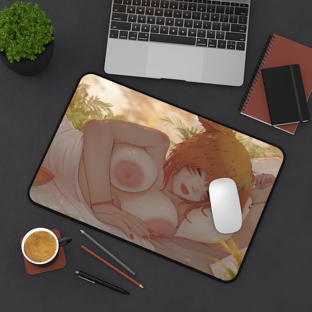 Avatar Final Fantasy 14 Nude Nipples Desk Mat - Non Slip Mousepad