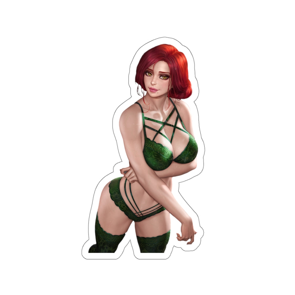 Sexy Lingerie Triss Merigold The Witcher Waterproof Sticker - Ecchi Vinyl Decal