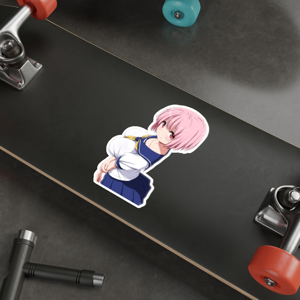 Touhou Yuyuko Sexy School Girl Waterproof Sticker - Ecchi Vinyl Decal