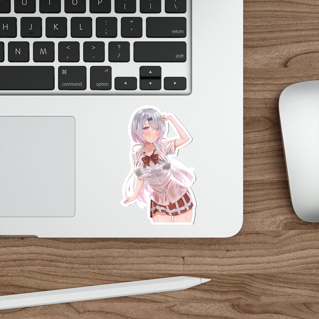 Nijisanji Sexy Vtuber Shiina Yuika Waterproof Sticker - Ecchi Vinyl Decal