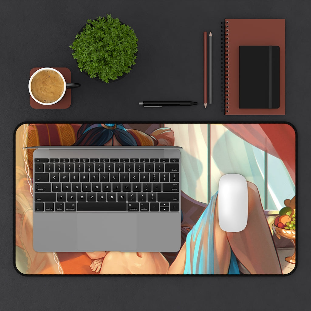 Jasmine Aladdin Hentai Nude Bondage Desk Mat - Sexy Anime Girl Mousepad - Gaming Playmat