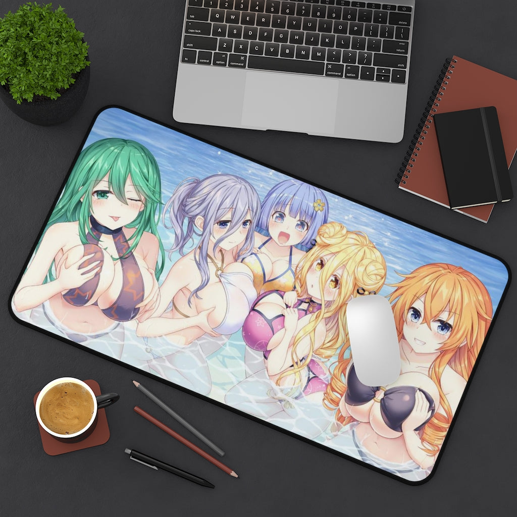 Date A Live Sexy Mousepad - Big Anime Tits Waifus Desk Mat - Ecchi Playmat