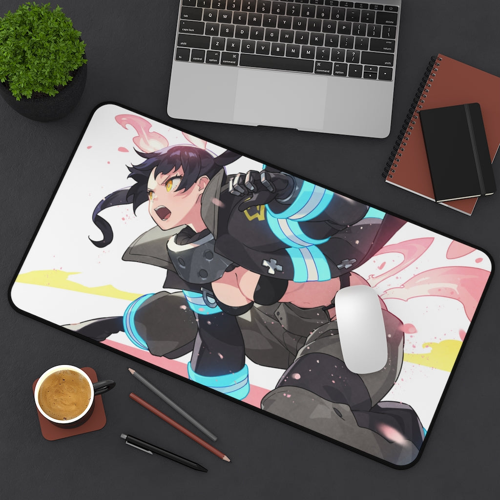 Fire Force Sexy Tamaki Manga Desk Mat - Anime Mousepad - Sexy Girl Playmat