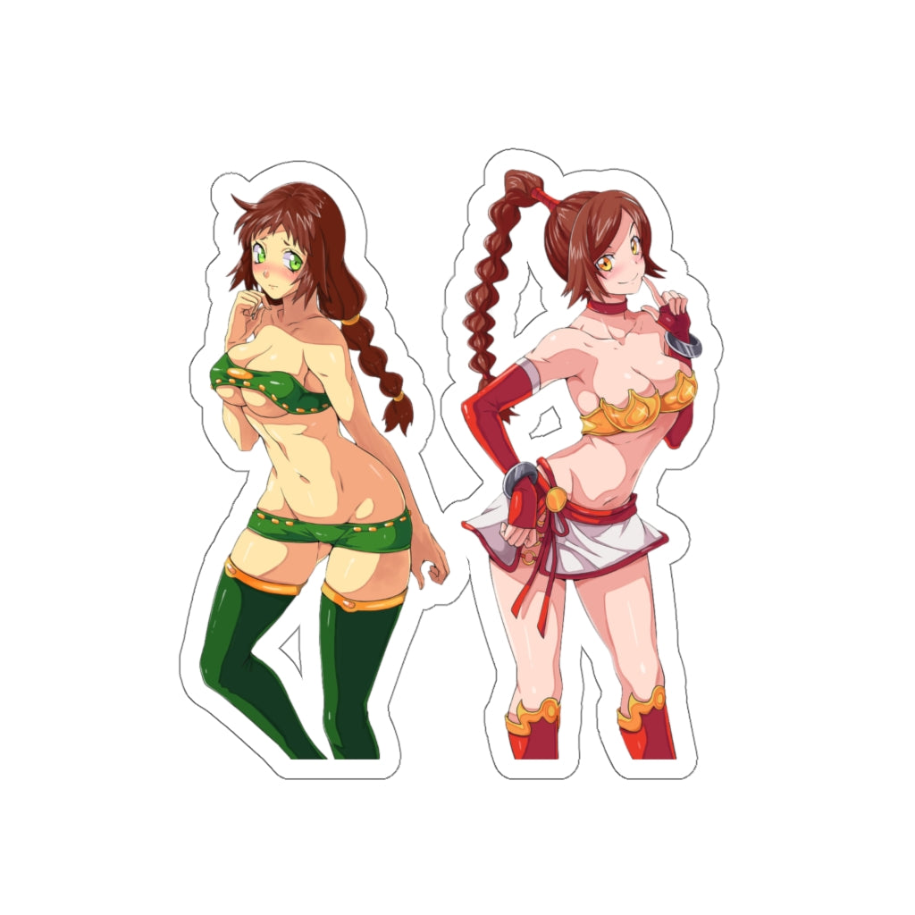 Ty Lee and Jin Waterproof Sticker - Avatar the Last Airbender Ecchi Vinyl Anime Car Decal