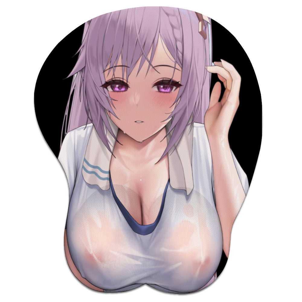 Anime 3D Boobs mousepad with Wrist Rest | Sexy Oppai Mouse pad for PC | Oppai mousepad with wrist support