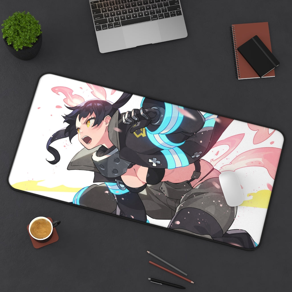 Fire Force Sexy Tamaki Manga Desk Mat - Anime Mousepad - Sexy Girl Playmat