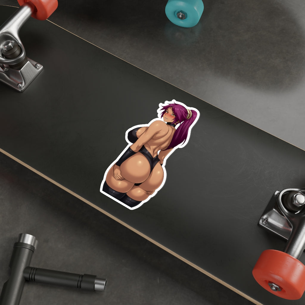 Thick Butt Shihouin Yoruichi Bleach Waterproof Sticker - Ecchi Vinyl Decal