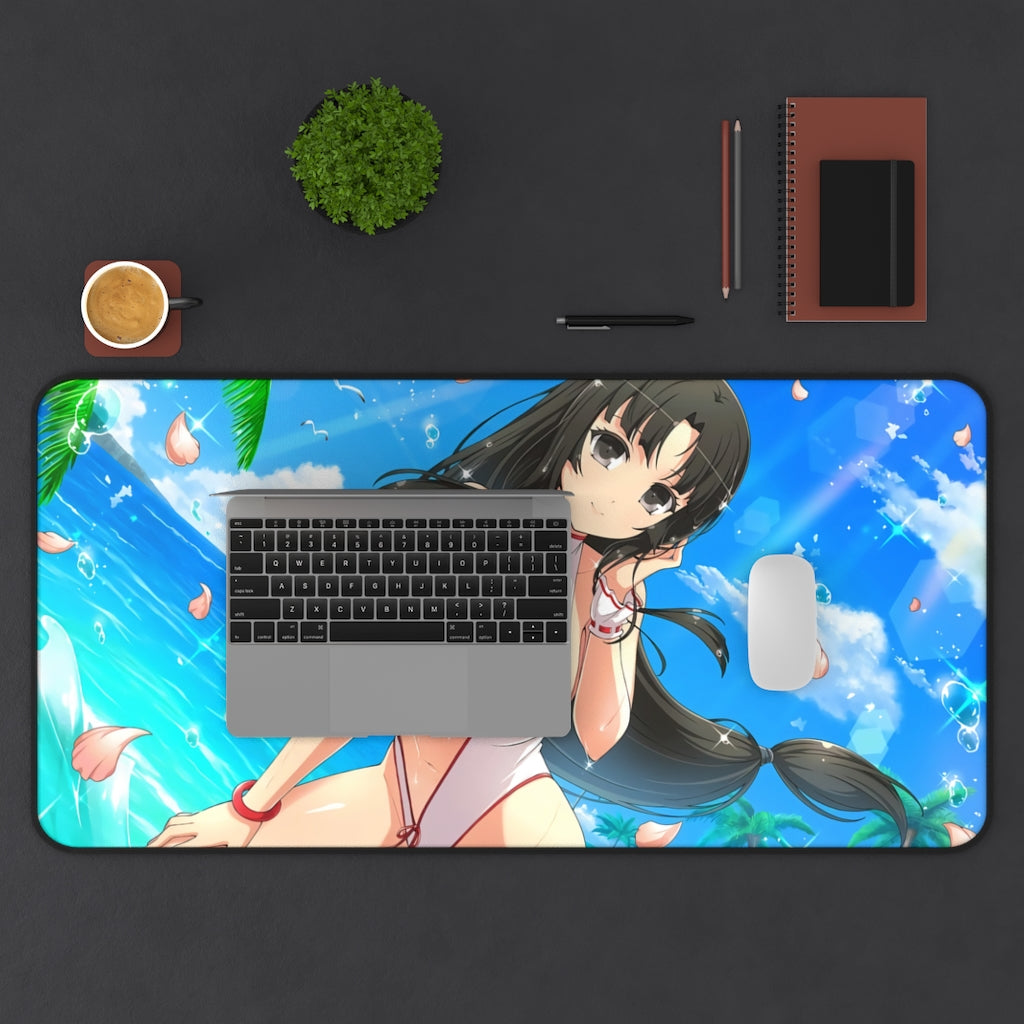 Sexy Tomoe Queen's Blade Desk Mat - Non Slip Mousepad