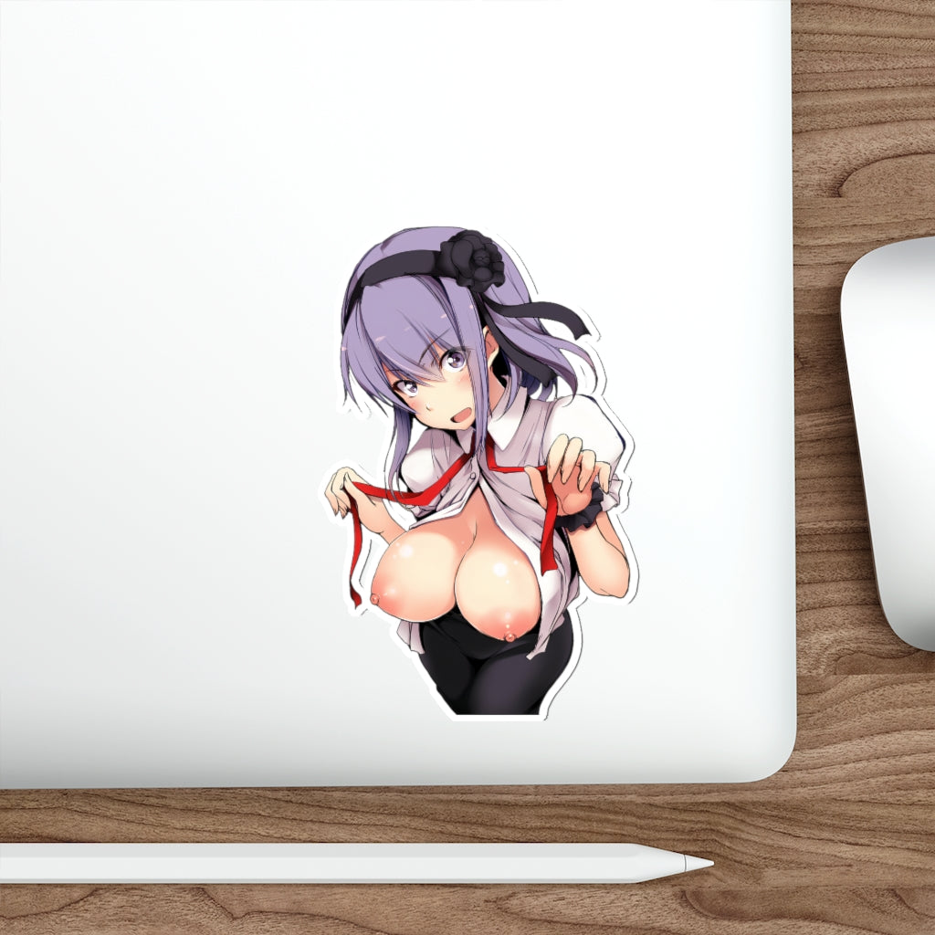 Topless Shidare Hotaru Dagashi Kashi Waterproof Sticker - Ecchi Vinyl Decal