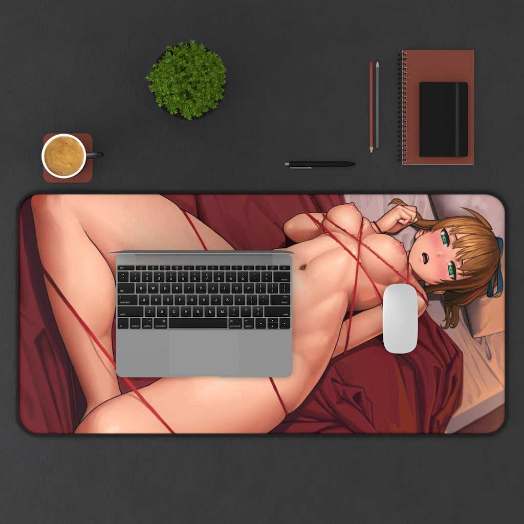 Nude Neyka Hentai Kekkai Sensen Desk Mat - Sexy Anime Girl Mousepad - Gaming Playmat