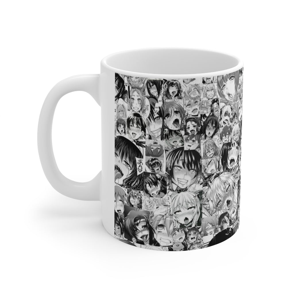 Ahegao Collage Mug 11oz