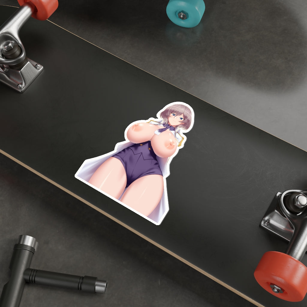 Mujina Gridman Big Nude Tits Waterproof Sticker - Ecchi Vinyl Decal