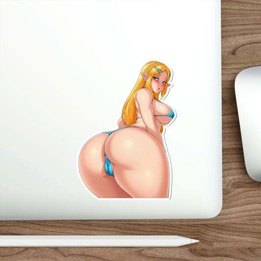 Big Butt Zelda Waterproof Sticker - Ecchi Vinyl Decal