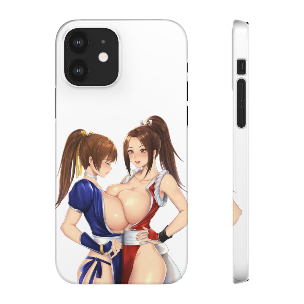 Oppai Anime Phone Case - Kawaii Aesthetic Snap Case - iPhone 13