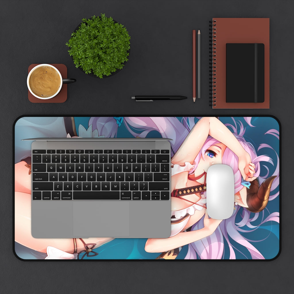 Sexy Narmaya Granblue Fantasy Desk Mat - Non Slip Gaming Mousepad