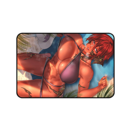 Sexy Bikini Au'ra Final Fantasy 14 Mousepad - Non Slip Gaming Desk Mat