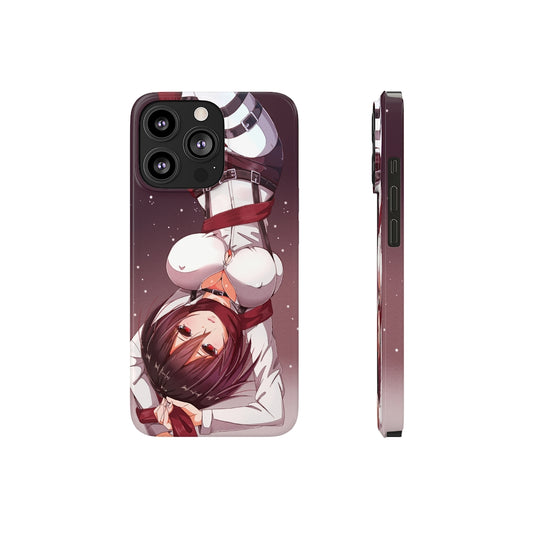 iPhone 13 Case - iPhone 12 Case - AOT Mikasa Phone Case - Anime Phone Case