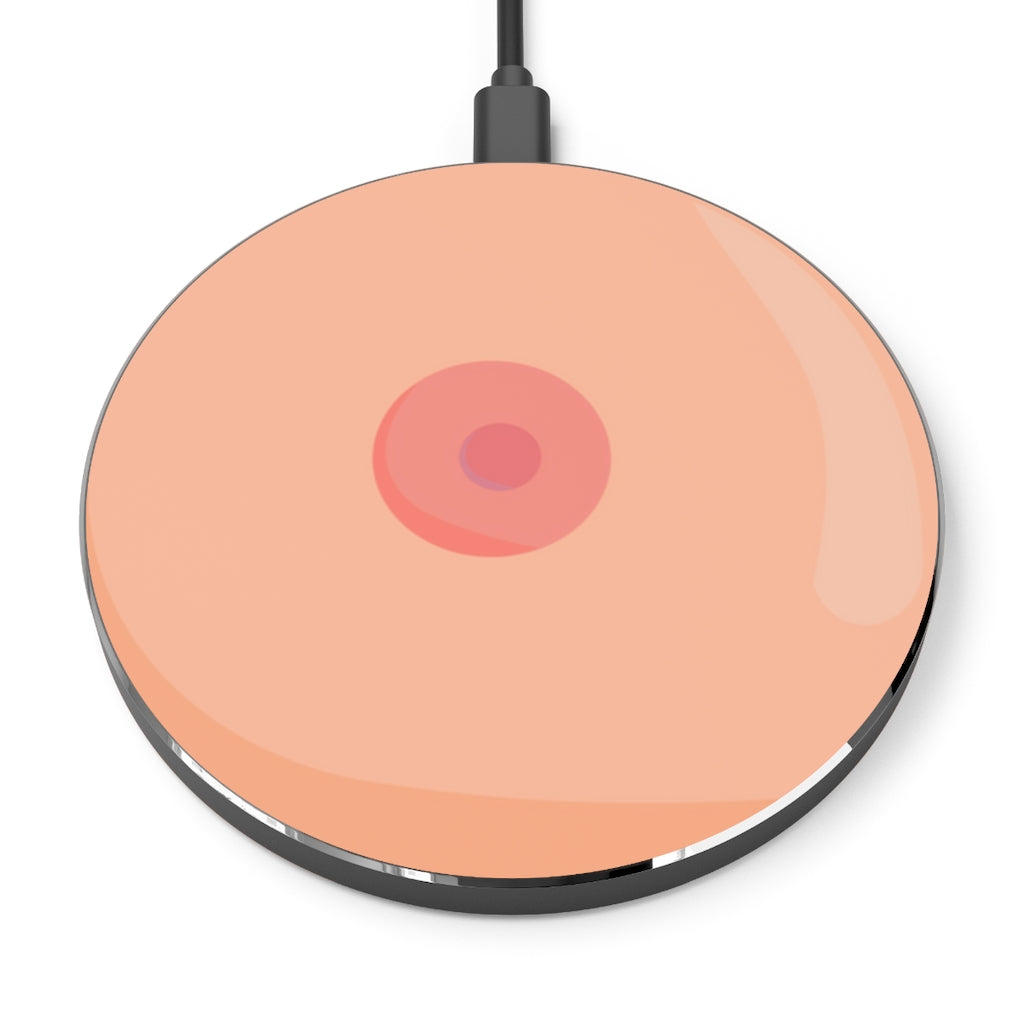 Nipple Boob Wireless Charger - Funny Tit Gift