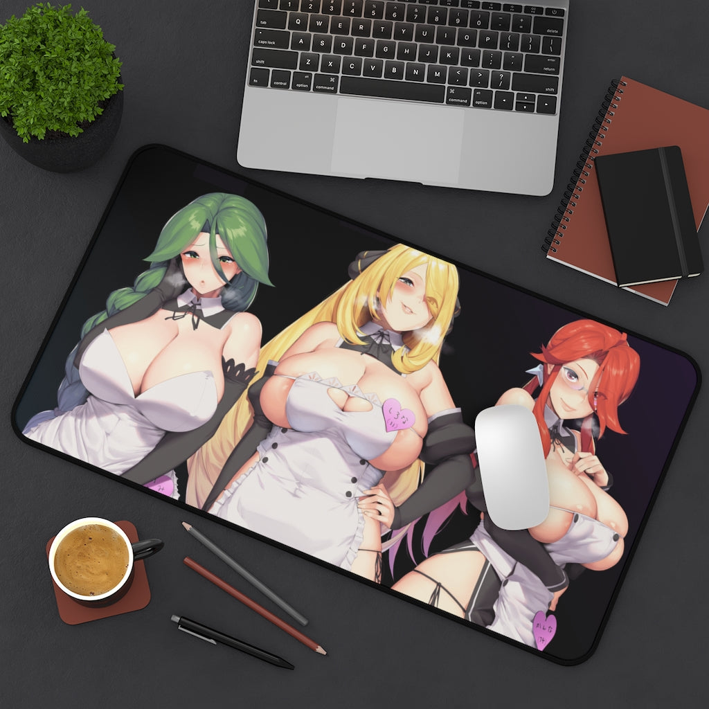 Sexy Pokemon MILFs Desk Mat - Big Waifu Tits Mousepad