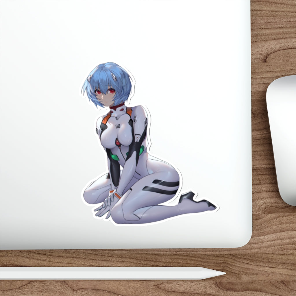 Neon Genesis Evangelion Waterproof Sticker - Ecchi Anime Vinyl Decal - Ayanami Rei Bodysuit