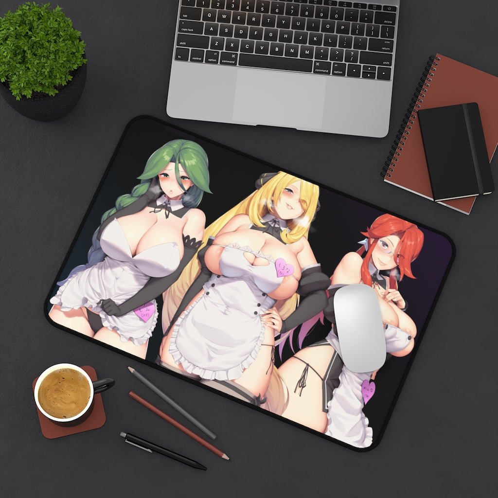 Sexy Pokemon MILFs Desk Mat - Big Waifu Tits Mousepad