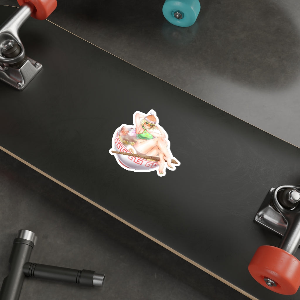 Min Min Arms Sexy Ramen Waterproof Sticker - Ecchi Vinyl Decal