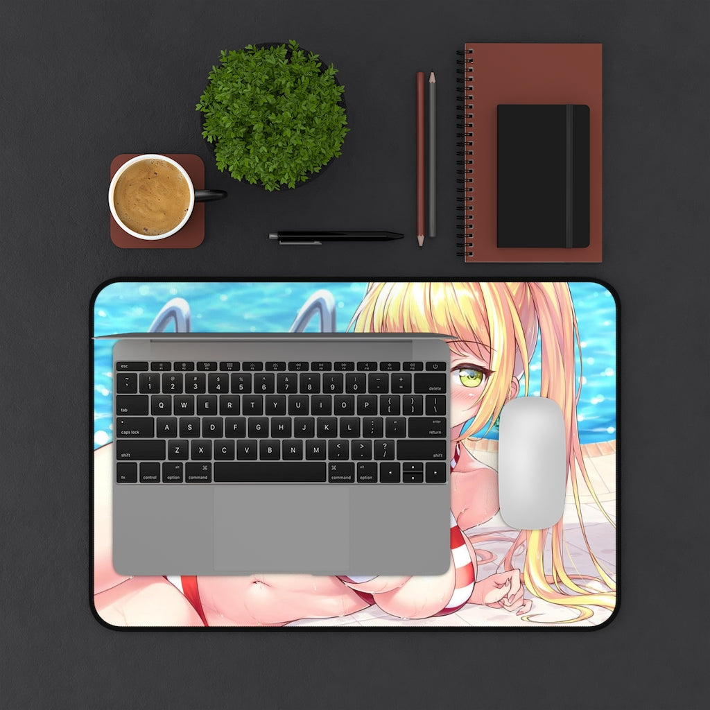 Fate Grand Order Sexy Mousepad - Saber Bikini Anime Desk Mat - Ecchi Playmat