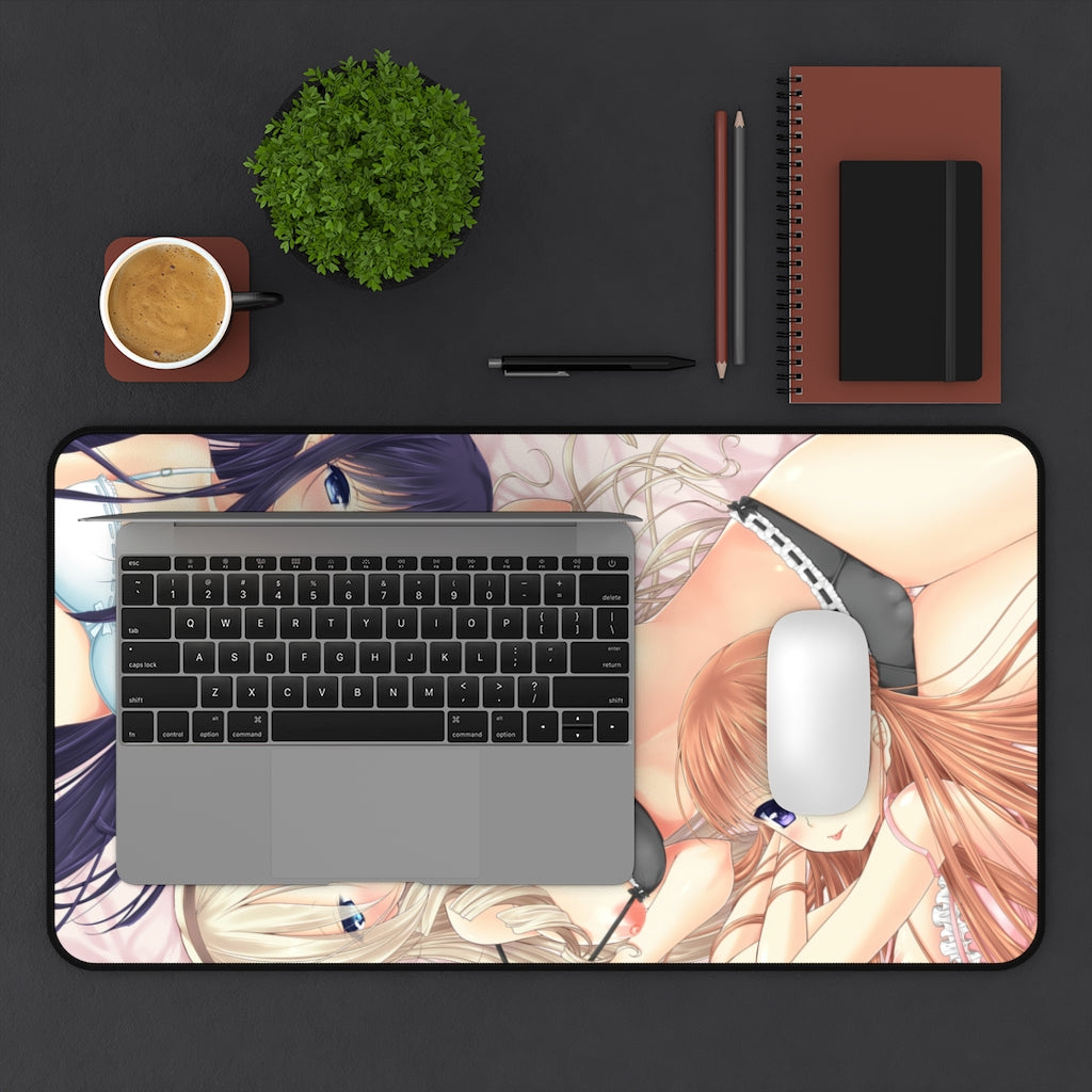 Walkure Romanze Lingerie Waifus Desk Mat- Sexy Anime Girls Mousepad - Gaming Playmat