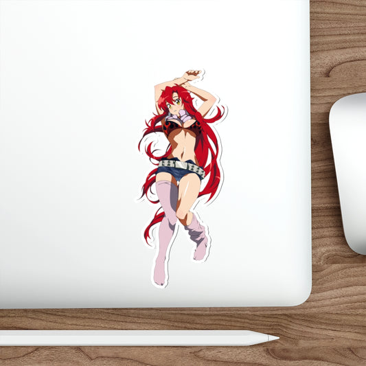 Autocollant imperméable sexy Yoko Littner Gurren Lagann - Décalcomanie en vinyle Ecchi