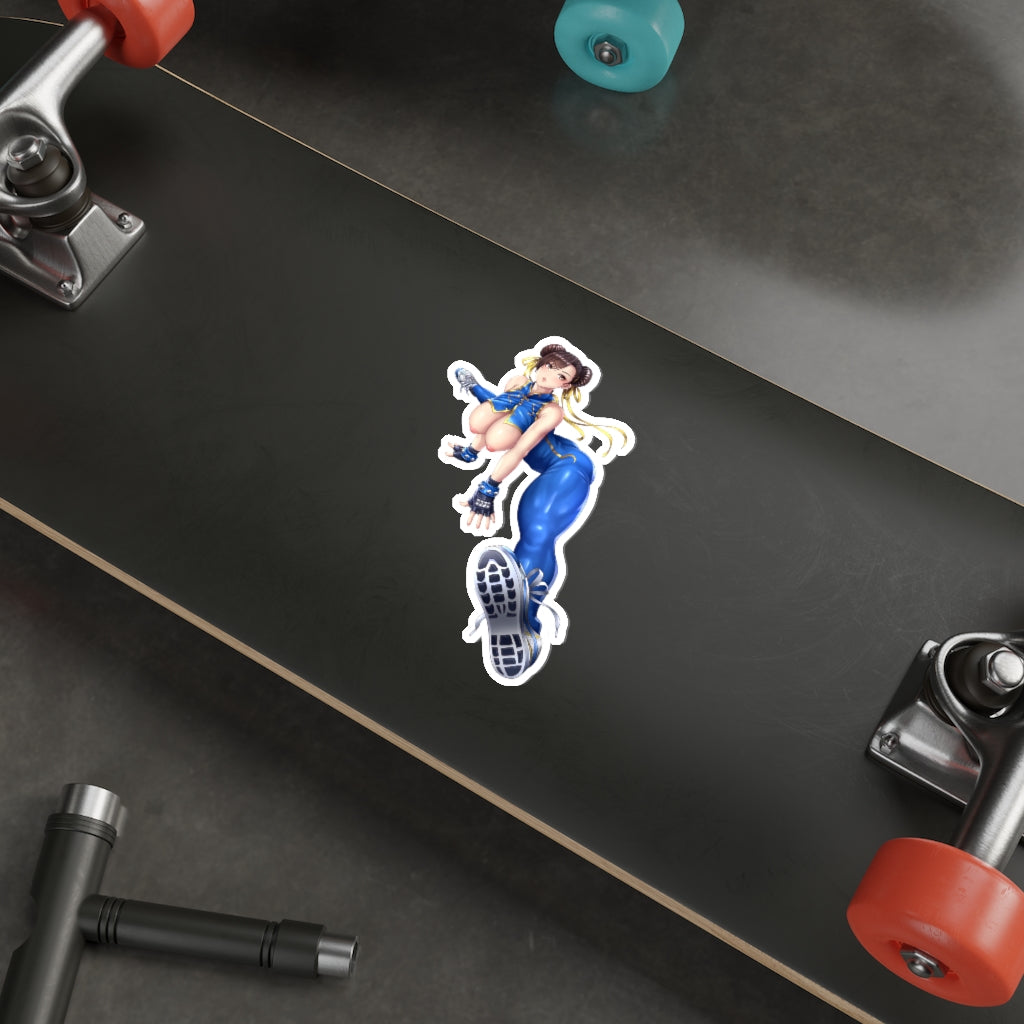 Chun Li Split Ecchi Waterproof Sticker - Vinyl Car Decal