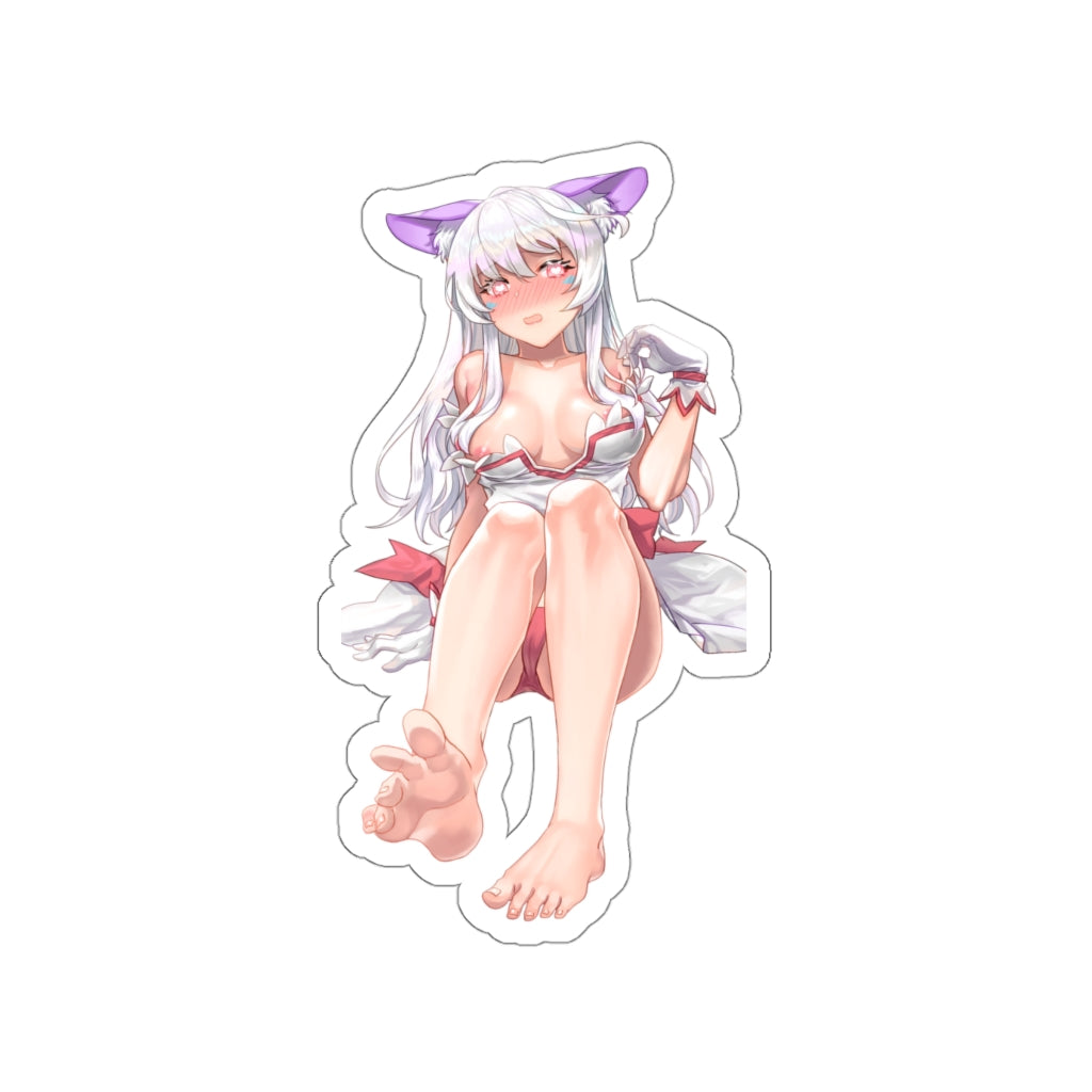 Elsword Sexy Neko Feet Eve Waterproof Sticker - Ecchi Vinyl Decal