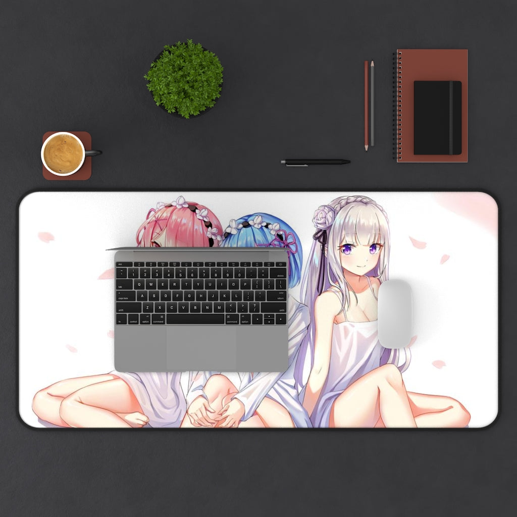 Re Zero Sexy Mousepad - Sexy Waifus Desk Mat - Ecchi Playmat