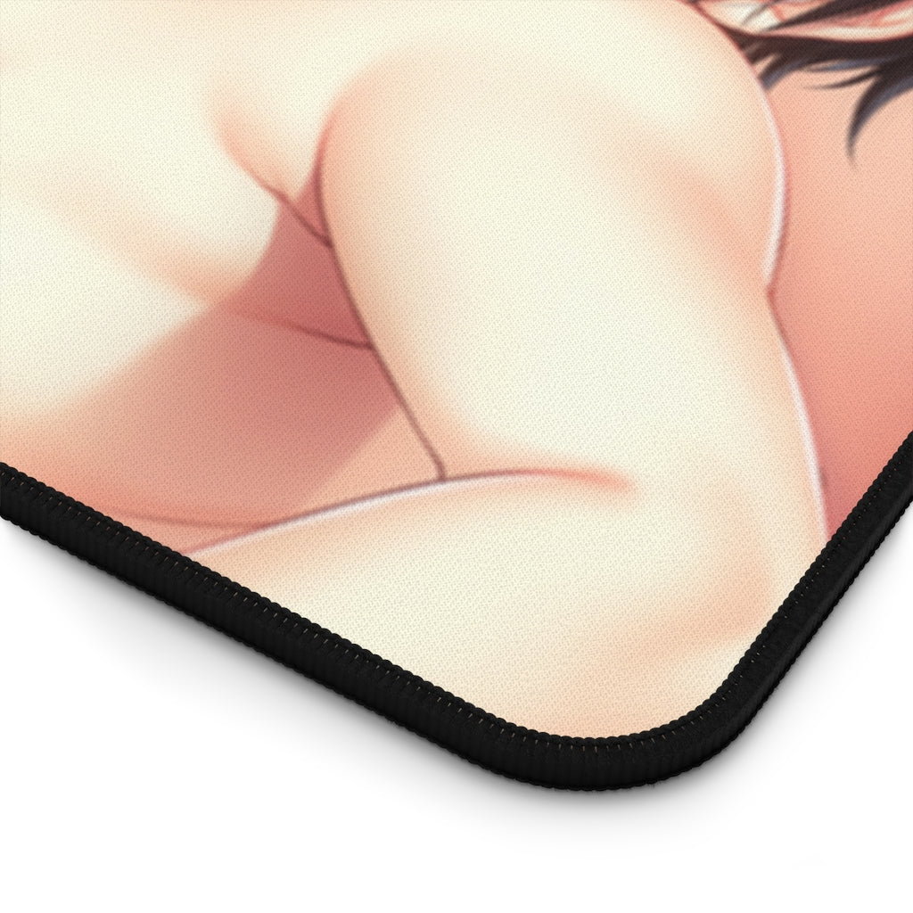 Nude Boobs Waifus Anime Mother & Wife Desk Mat - Lewd Mousepad - Sexy Anime Girls Playmat