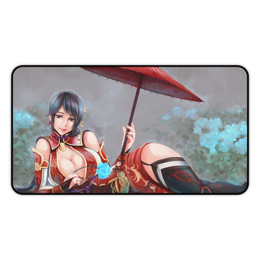 Dynasty Warriors Lian Shi Umbrella Desk Mat - Non Slip Musou Gaming Mousepad