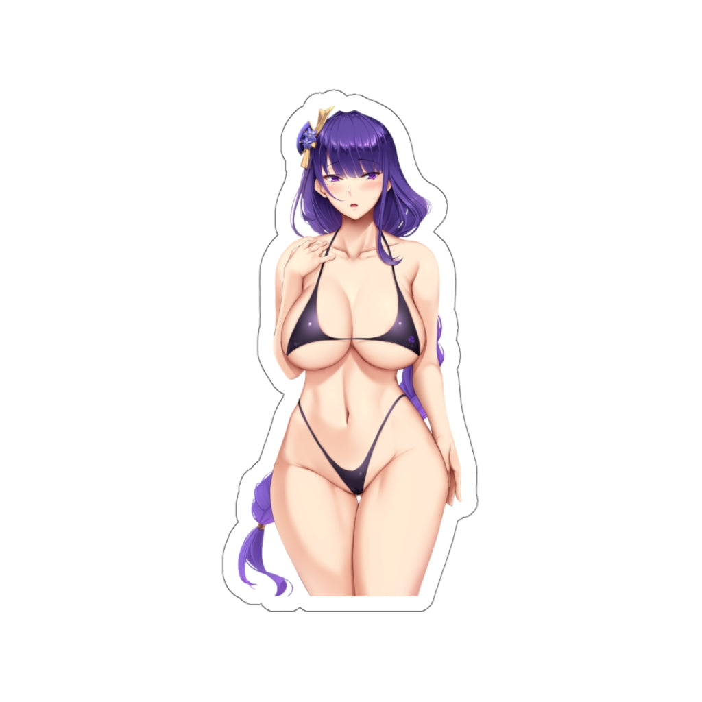 Sexy Bikini Raiden Shogun Genshin Impact Ecchi Vinyl Decal Waterproof K-Minded Sexy Bikini Raiden Shogun Genshin Impact Ecchi Vinyl Decal Waterproof K-Minded