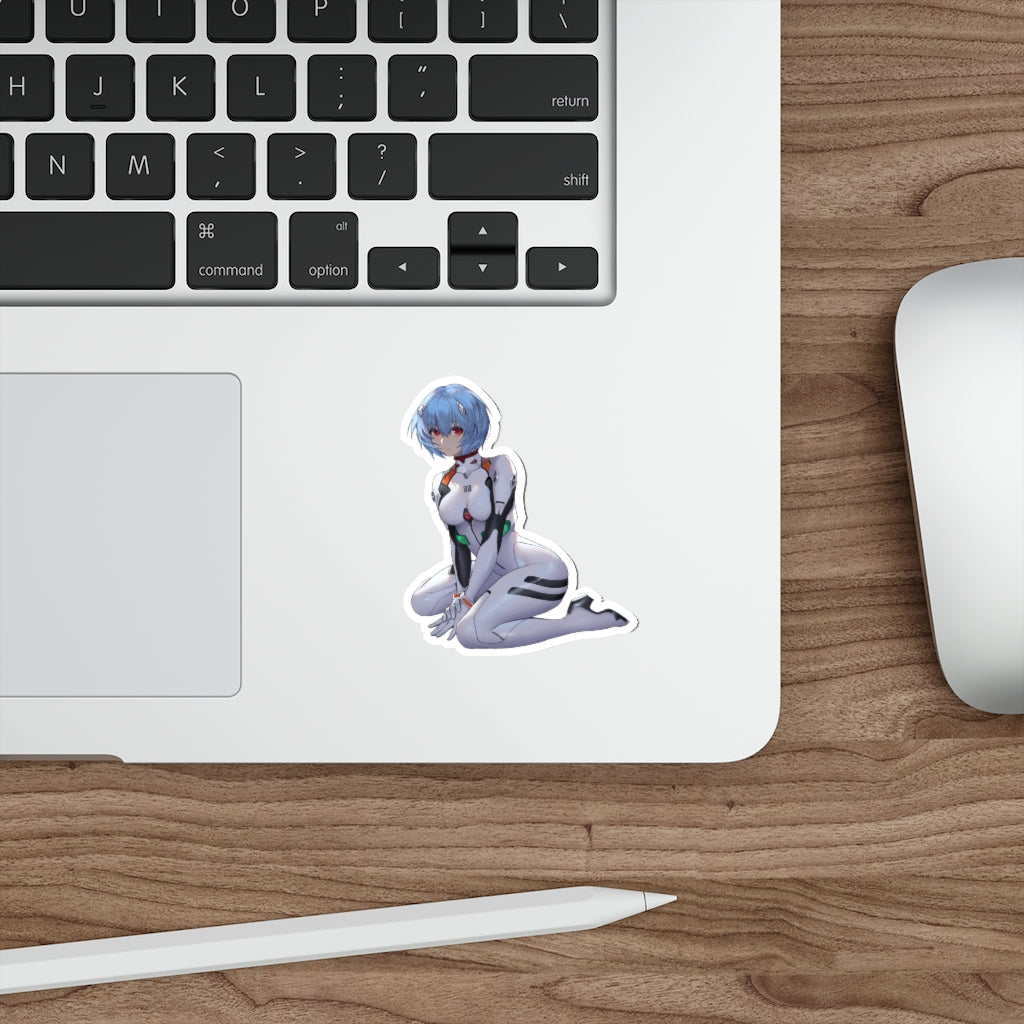 Neon Genesis Evangelion Waterproof Sticker - Ecchi Anime Vinyl Decal - Ayanami Rei Bodysuit