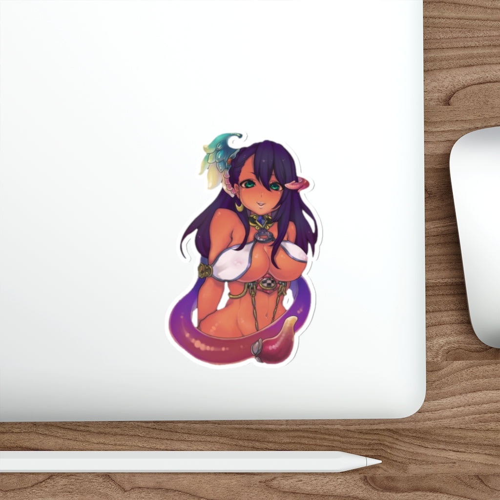 Sexy Peeker Queen's Blade Luna Luna Waterproof Sticker - Ecchi Vinyl Decal