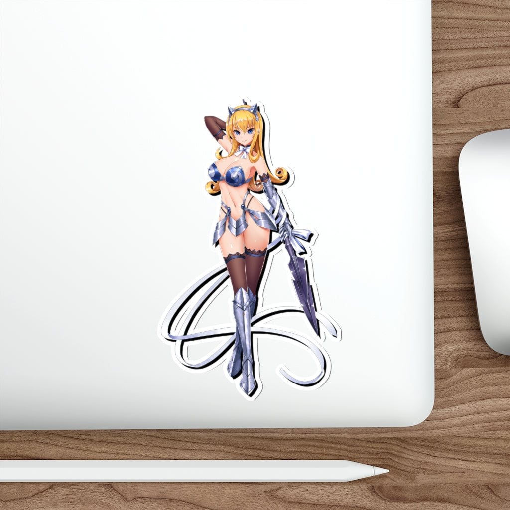 Sexy Elina Queen's Blade Waterproof Sticker - Ecchi Vinyl Decal