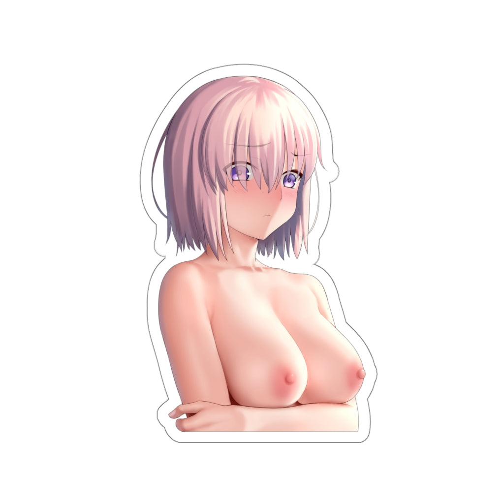 Topless Nude Tits Mash Kyrielight Fate Grand Order Waterproof Sticker - Ecchi Vinyl Decal