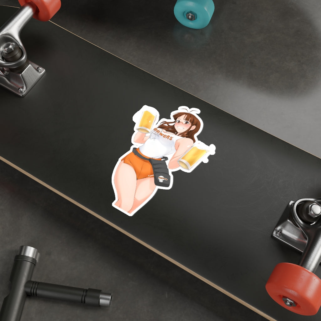 Akizuki Ritsuko iDOLM@STER Hooters Sticker - Ecchi Waterproof Decal