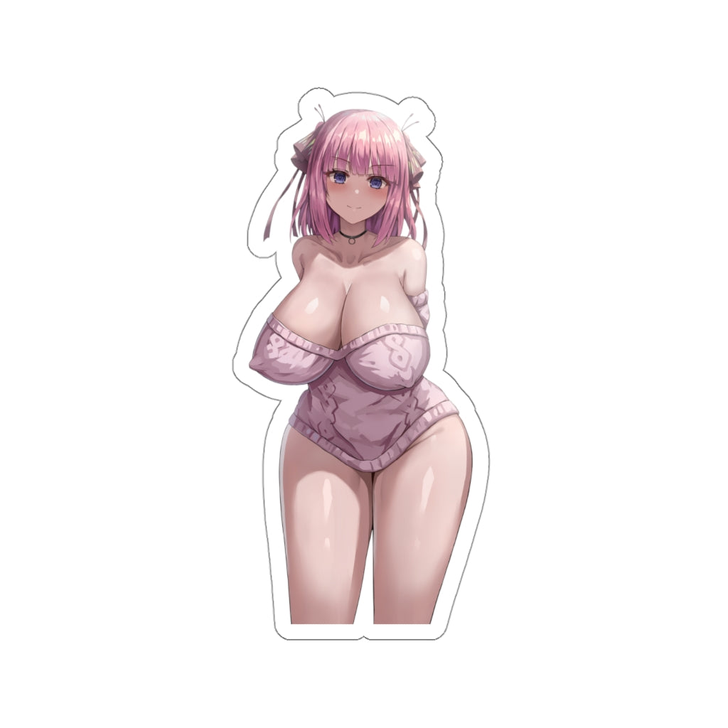 Big Tits Nakano Nino The Quintessential Quintuplets Waterproof Sticker - Ecchi Vinyl Decal