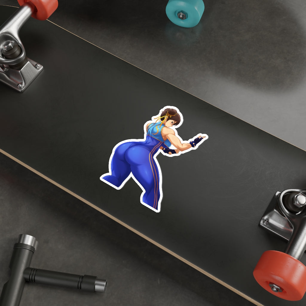 Chun Li Thick Ass Bodysuit Waterproof Sticker - Ecchi Vinyl Decal