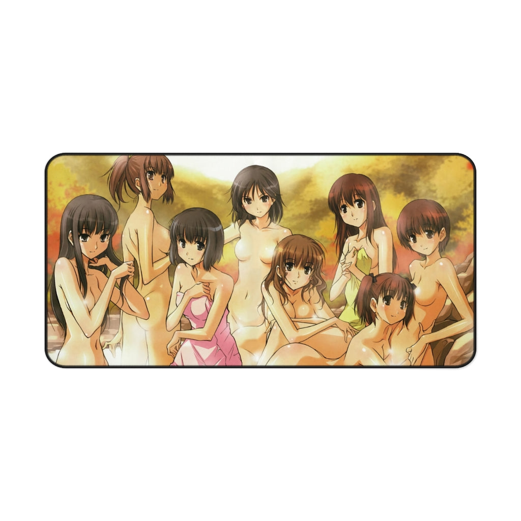 KimiKiss Pure Rouge Nude Onsen Waifus Desk Mat - Sexy Anime Girls Mousepad - Gaming Playmat