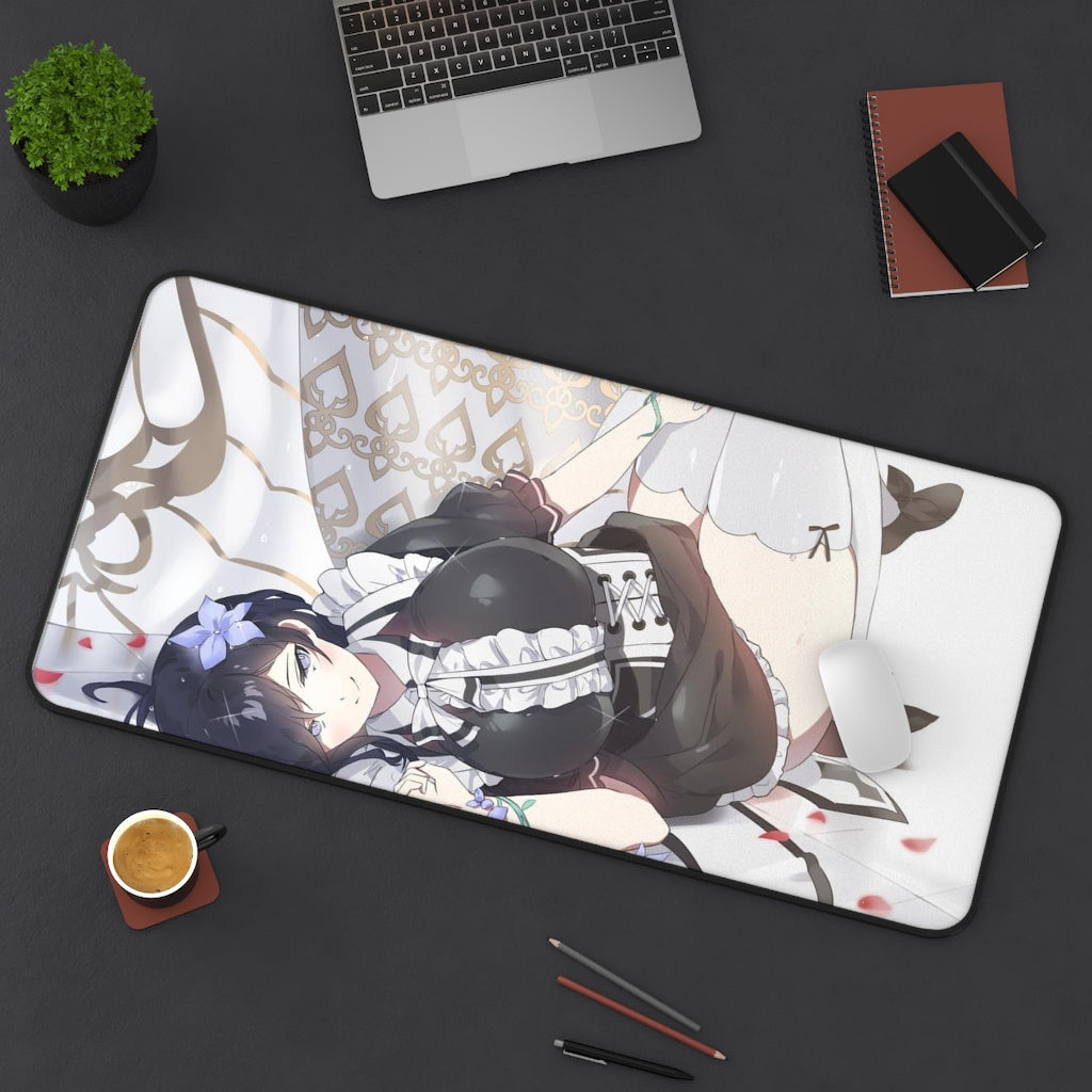 Elsword Sexy Mousepad - Thick Lolita Nisha Desk Mat - Ecchi Playmat