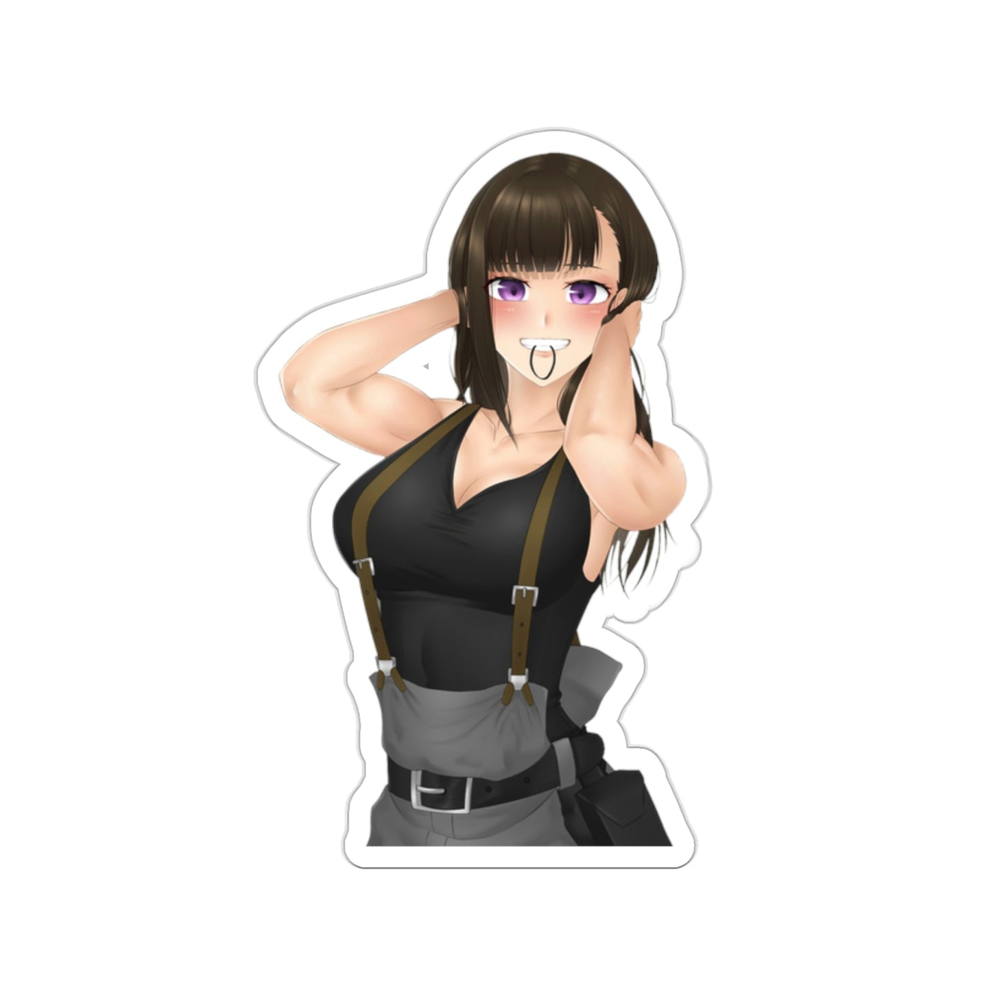 Sexy Maki Fire Force Waterproof Sticker - Weatherproof Vinyl Car Decal