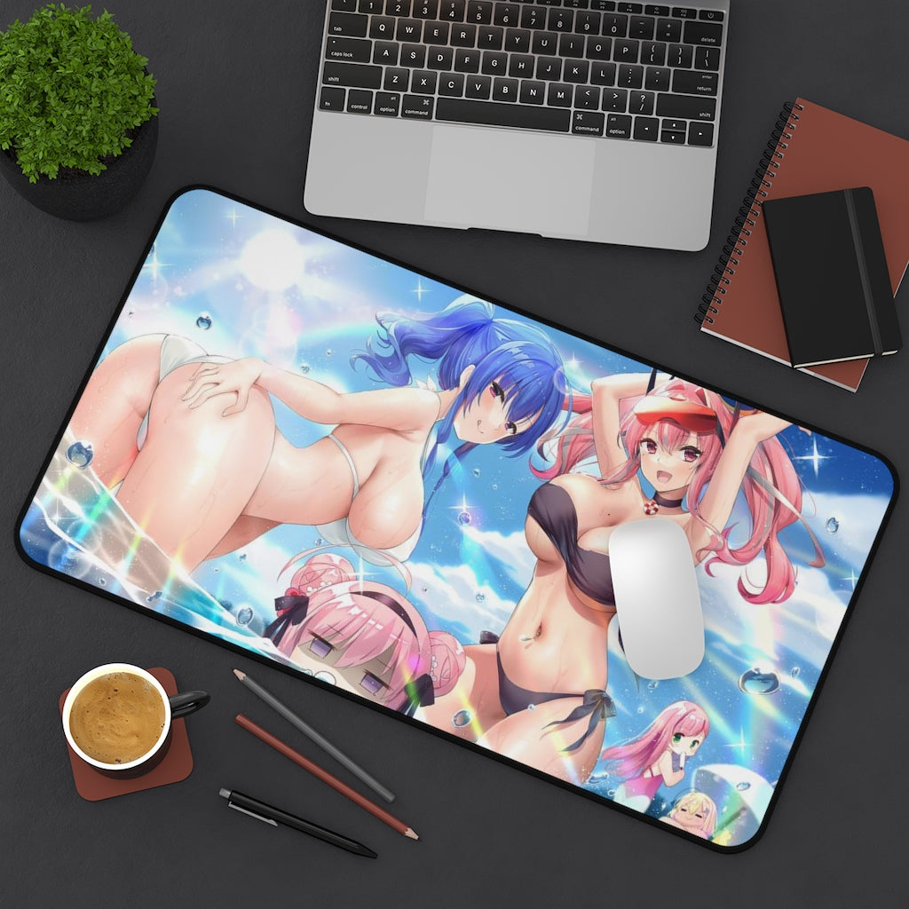 Azur Lane Sexy Girls Mousepad - St Louis And Bremerton Large Desk Mat - Ecchi Mouse Pad