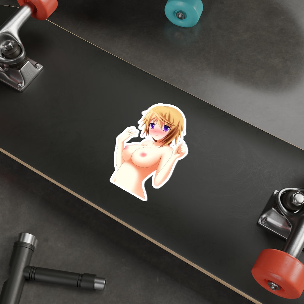 Charlotte Dunois Nude Tits Infinite Stratos Waterproof Sticker - Ecchi Vinyl Decal