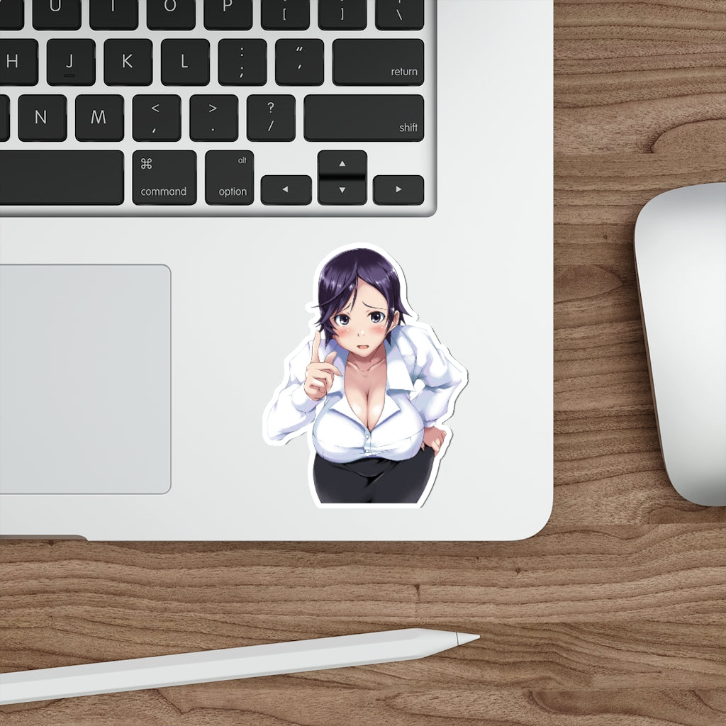 Gal Gun Rena Kuribayashi Big Boobs Ecchi Vinyl Decal Waterproof Sticker - Ecchi Vinyl Decal